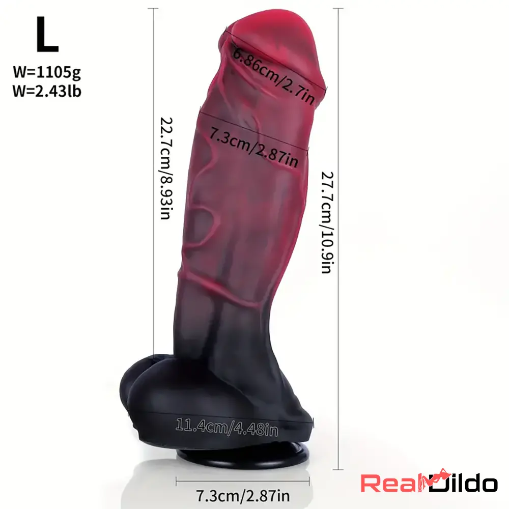 7.36in 9.25in 10.9in Thick Big Fantasy Silicone Dildo For Vagina Massage - Real Dildo