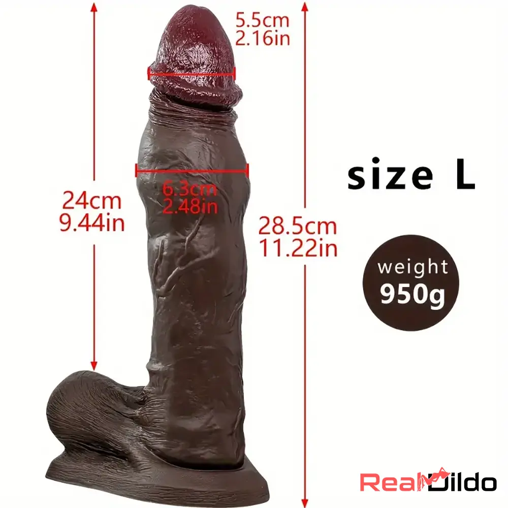 6.88in 9.64in 11.22in Realistic Big G-Spot Silicone Dildo For Masturbation - Real Dildo