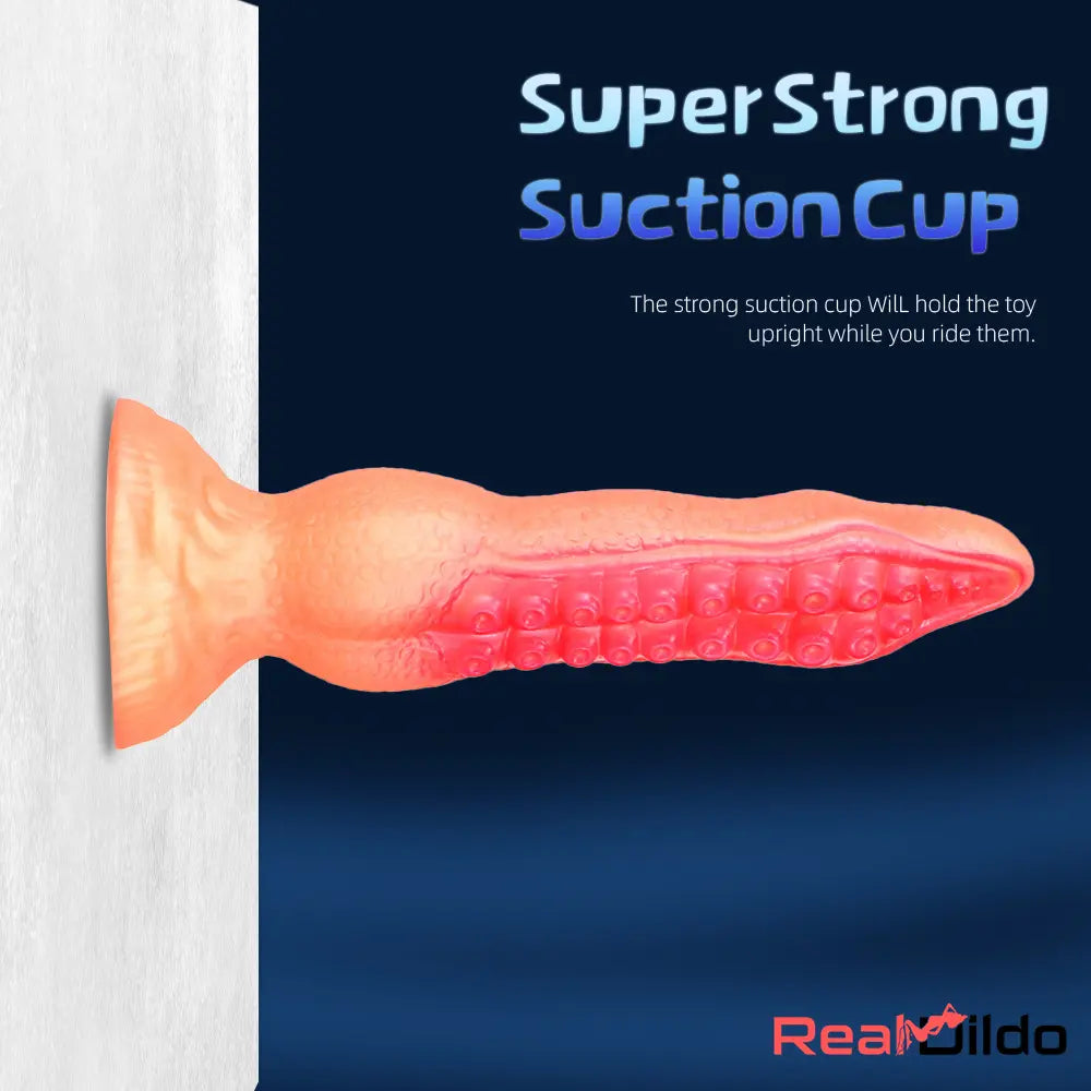 7.08in 9.06in 10.24in 11.81in Octopus Tentacles Odd Silicone Skin Feeling Dildo - Real Dildo