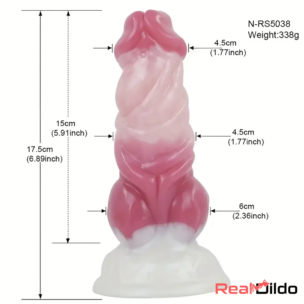 6.89in Liquid Silicone Monster Fantasy Dildo For Gay Men Masturbation - Real Dildo