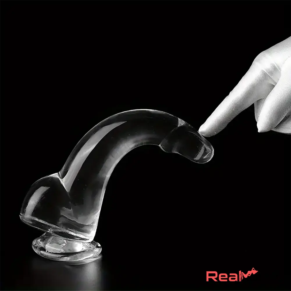 5.9in 7.08in 8.07in 9.64in 10.82in Crystal Clear Dildo Dick Sex Toy - Real Dildo