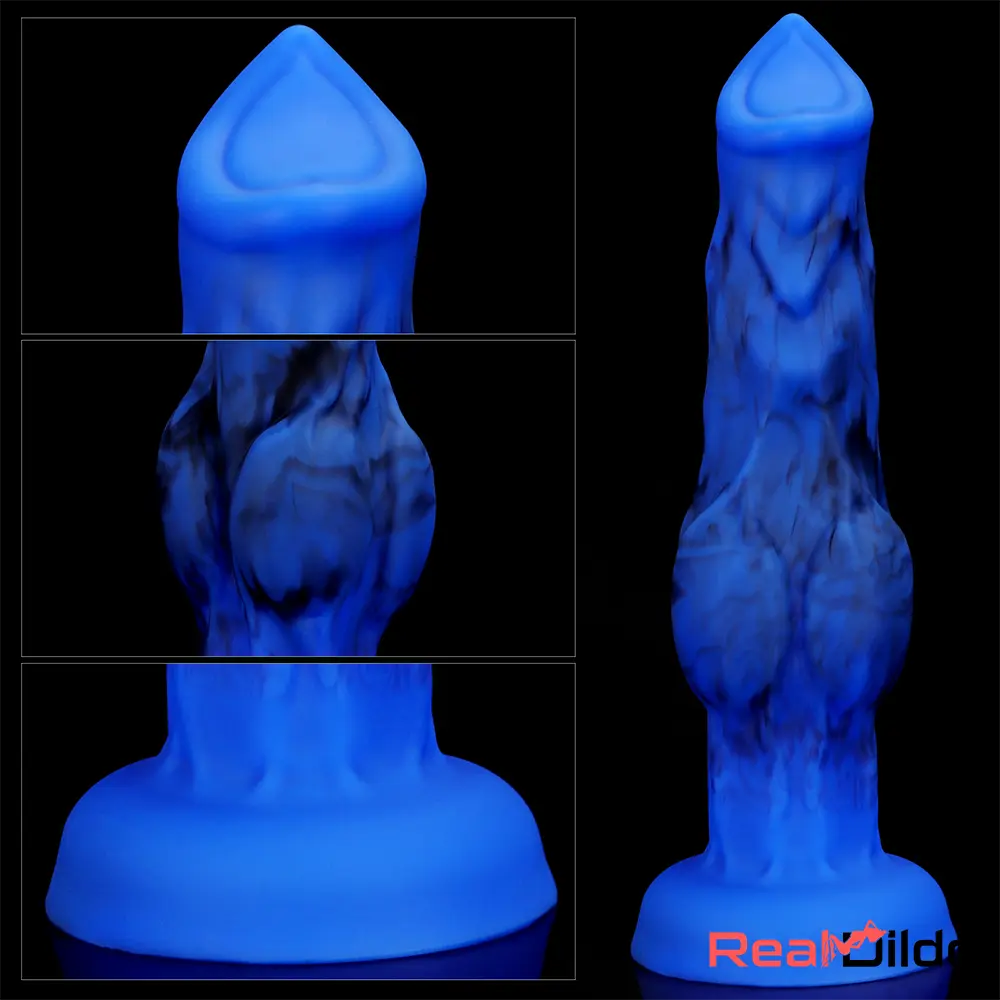 6.65in 7.63in 8.3in 9.25in 10.03in Fantasy Dog Cock Knot Big Real Dildo - Real Dildo