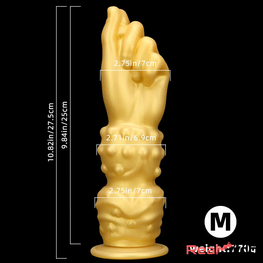 7.87in 10.82in 14in Thick Large Silicone Soft Hands Fist Vagina G-spot Dildo - Real Dildo