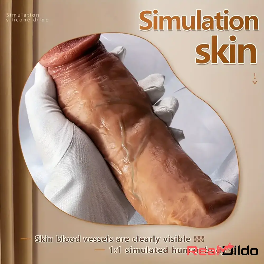 6.88in 9.64in 11.22in Thick Silicone Soft Lifelike Dildo Female Masturbator - Real Dildo