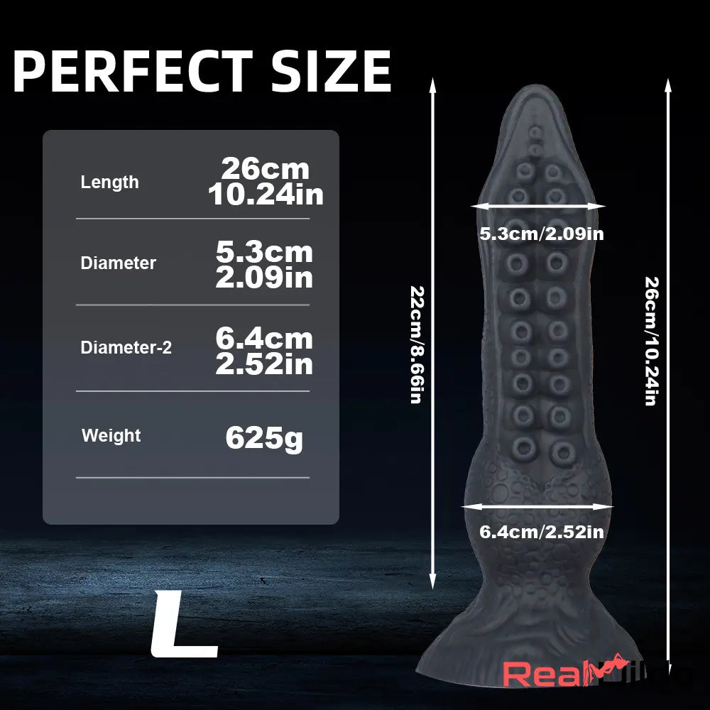 7.08in 9.06in 10.24in 11.81in Octopus Tentacles Odd Silicone Skin Feeling Dildo - Real Dildo