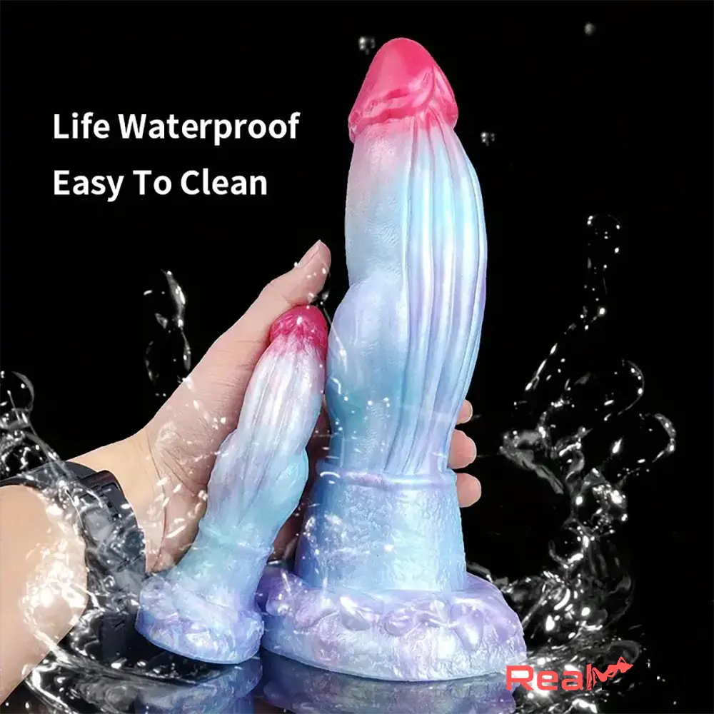 5.7in 7.79in 9.96in Dragon Soft Silicone Monster Cock Dildo With Knot - Real Dildo