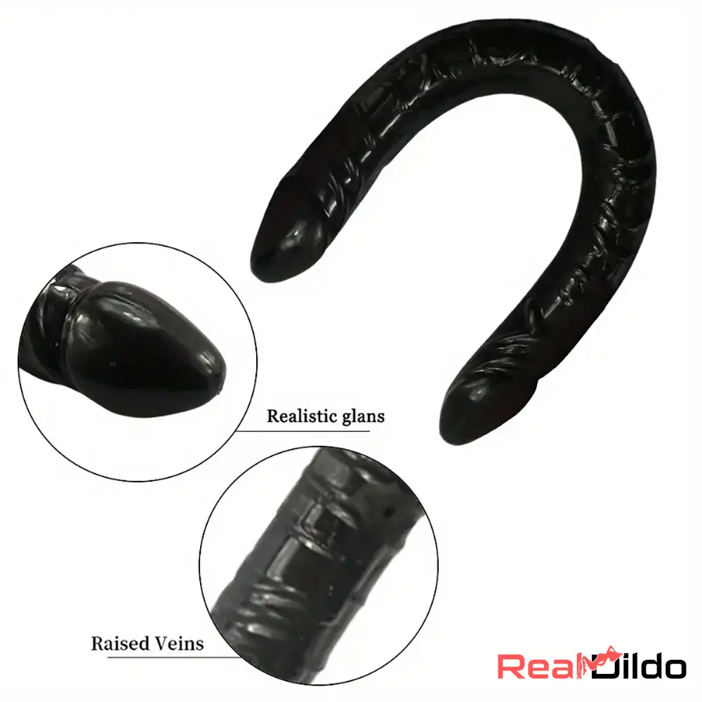 13.19in Dual Ended Long Big Dildo Sex Toy For Increased G-Spot Intense - Real Dildo