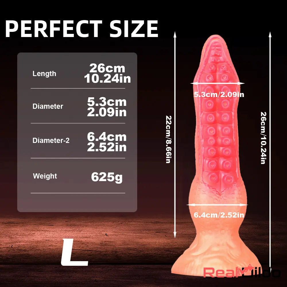 7.08in 9.06in 10.24in 11.81in Octopus Tentacles Odd Silicone Skin Feeling Dildo - Real Dildo