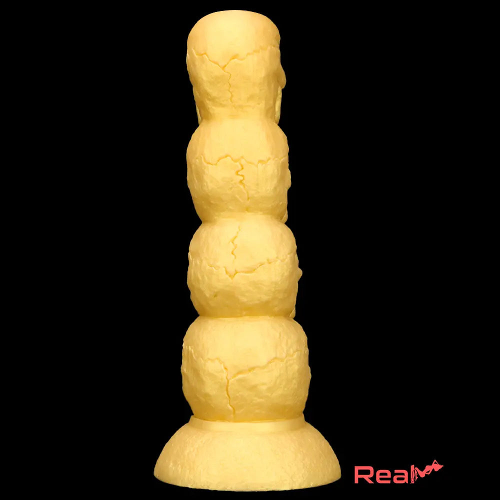 14.37in Large Soft Long Fantasy Silicone Scary Skull Thick Odd Dildo - Real Dildo