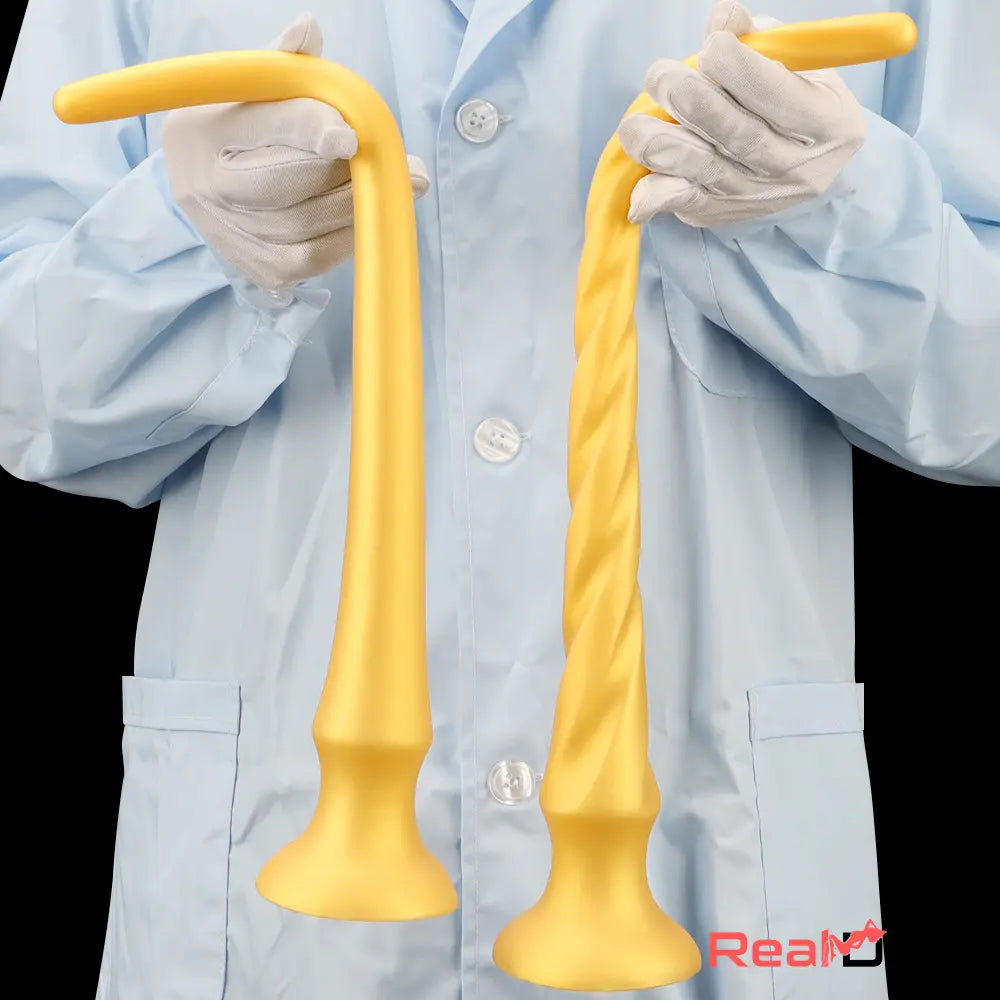 16.14in Large Long Silicone Soft Anal Dildo For Males Females Massage - Real Dildo