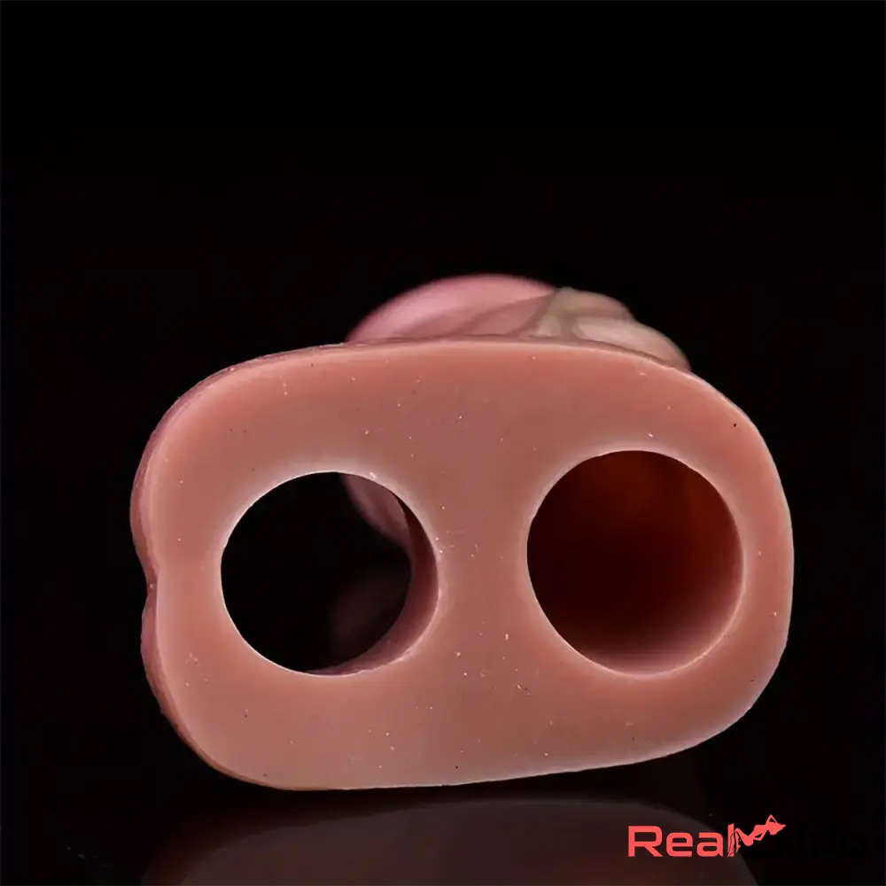 5.3in Lifelike Silicone Soft Dildo Sleeve With Big Knot Real Cock Extender - Real Dildo