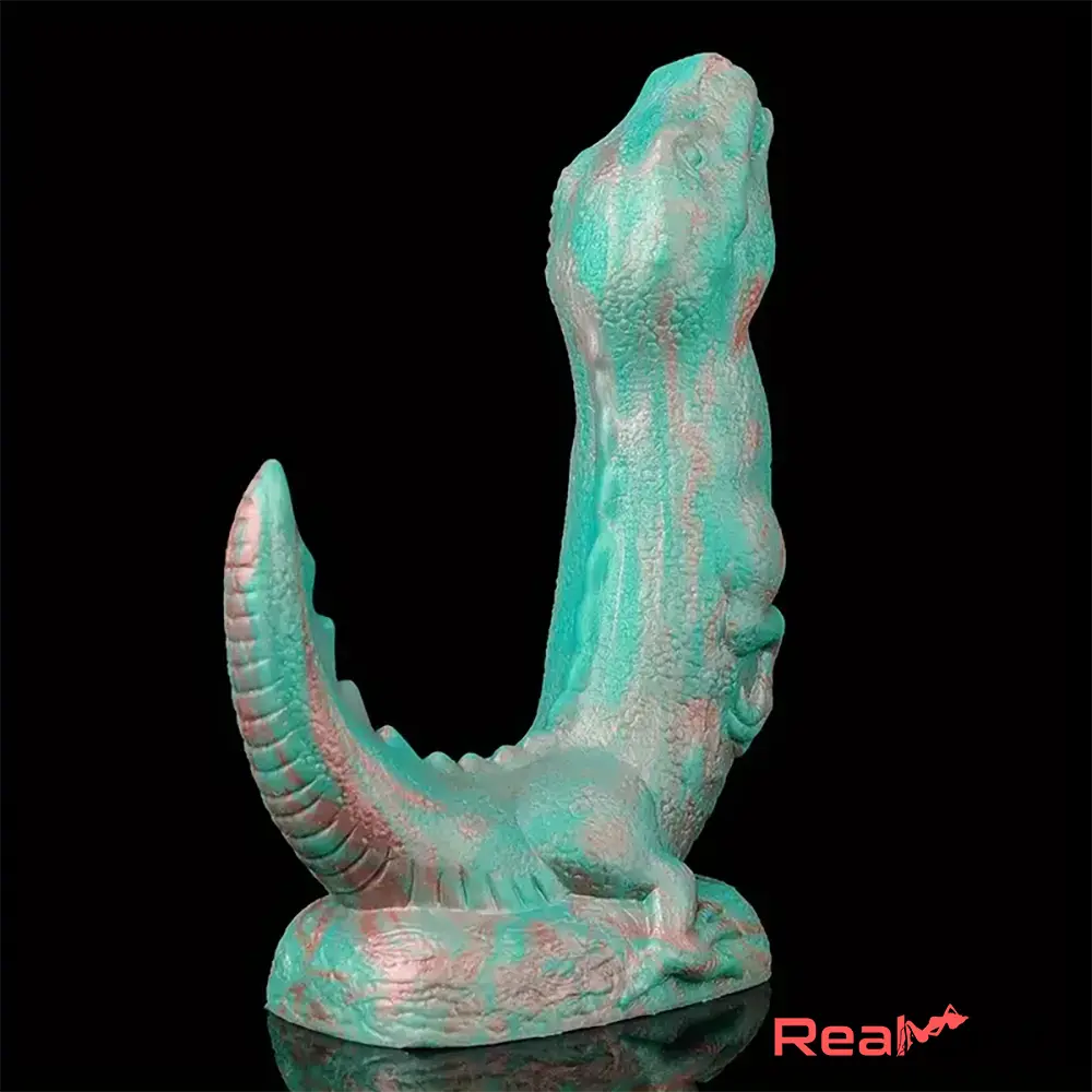 8.66in Animal Dinosaur Monster Silicone Thick Soft Dildo For Orgasm - Real Dildo