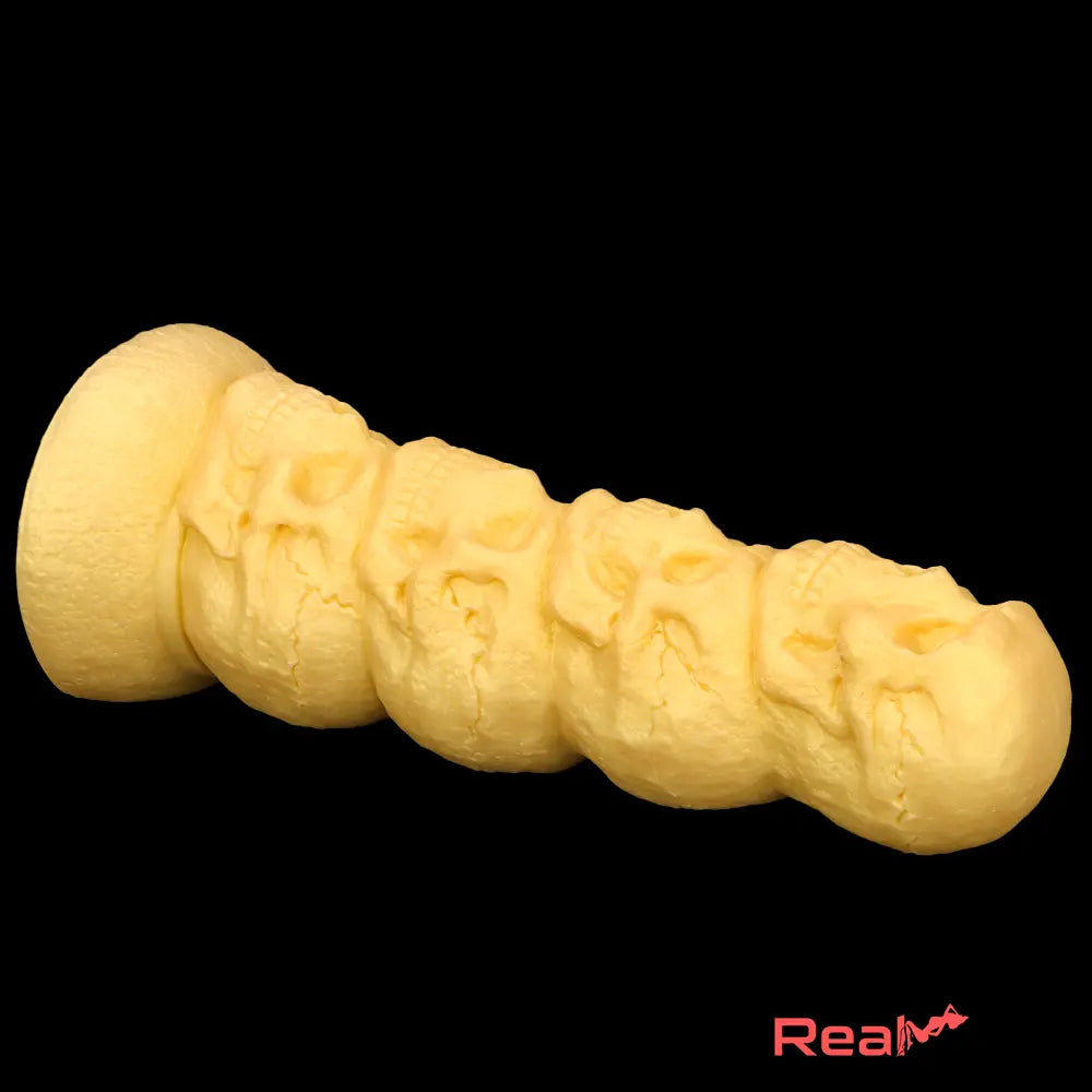 14.37in Large Soft Long Fantasy Silicone Scary Skull Thick Odd Dildo - Real Dildo