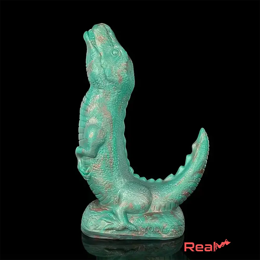 8.66in Animal Dinosaur Monster Silicone Thick Soft Dildo For Orgasm - Real Dildo