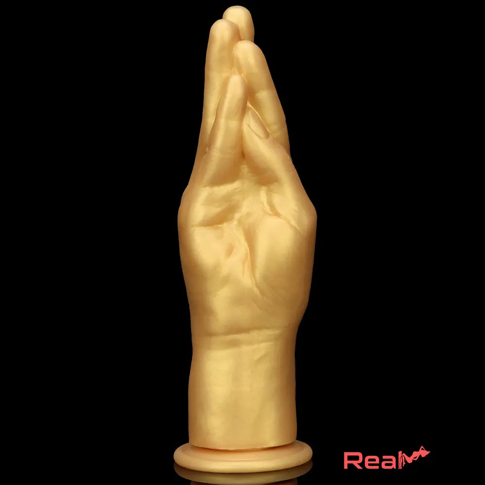 6.3in 8.66in 11.02in Gold Hands Silicone Soft Big Dildo For Anal Sex Play - Real Dildo