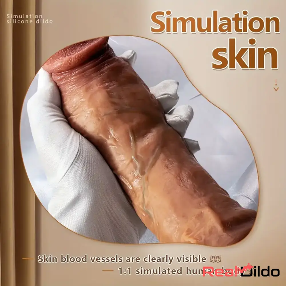 6.88in 9.64in 11.22in Thick Silicone Soft Lifelike Dildo Female Masturbator - Real Dildo