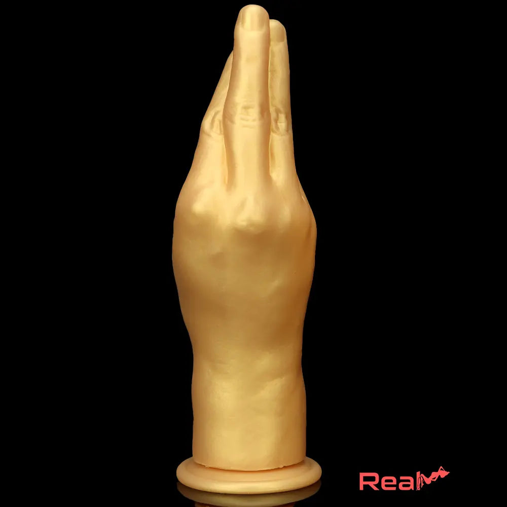 6.3in 8.66in 11.02in Gold Hands Silicone Soft Big Dildo For Anal Sex Play - Real Dildo