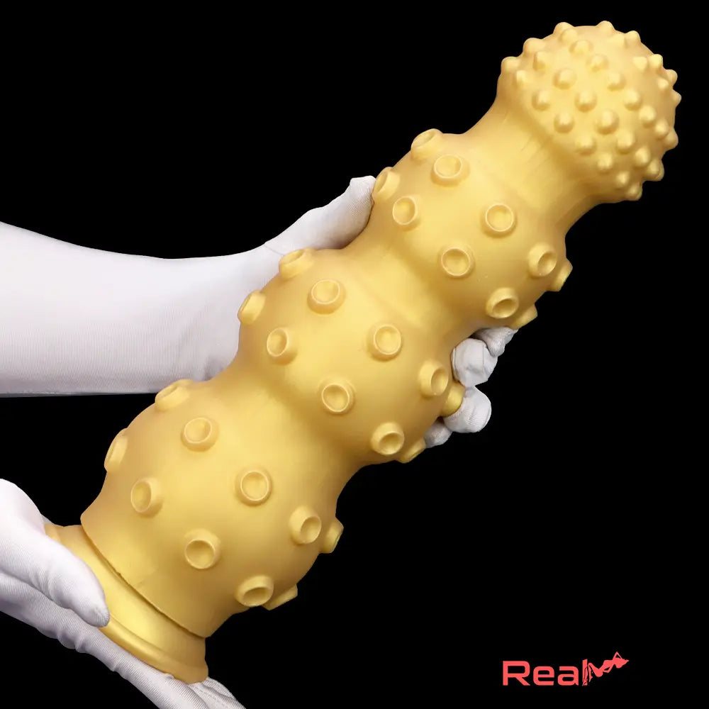 6.7in 9.84in 13.38in Gold Silicone Animal Octopus Large Dildo Sex Toy - Real Dildo