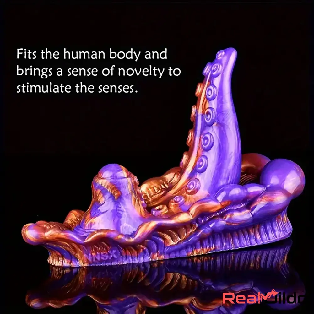 4.33in Small Octopus Tentacle Silicone Soft Dildo For Female Masturbation - Real Dildo