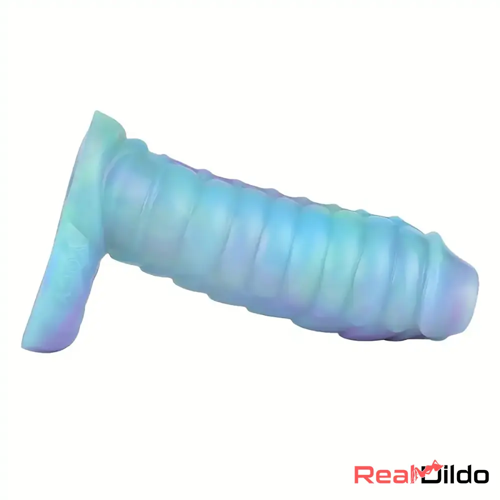 5.39in Lifelike Silicone Soft Dildo Sleeve Snake Glowing Cock Extender - Real Dildo