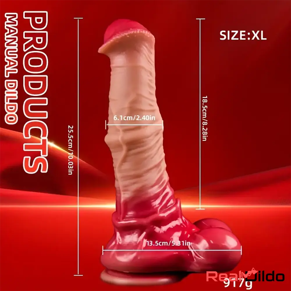 7.4in 8.46in 9.44in 10.03in 11.22in Big Silicone Soft Horse Penis Real Dildo - Real Dildo