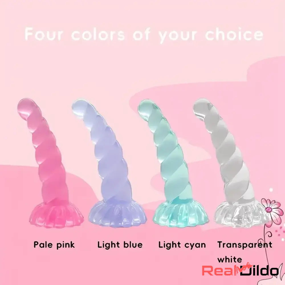 6.69in Real Fantasy Odd Twist Dildo For Women Vagina Anal Sex Toy - Real Dildo