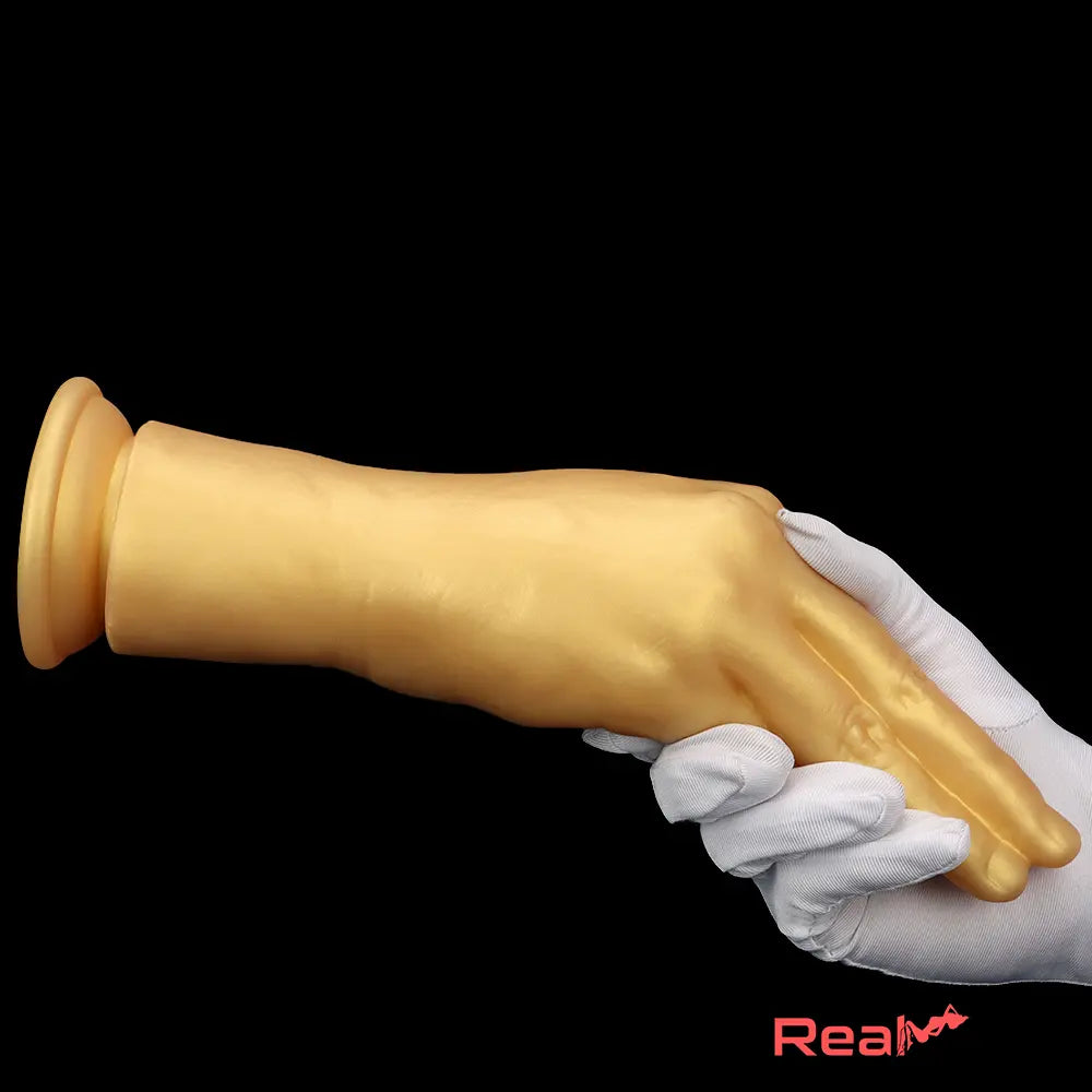 6.3in 8.66in 11.02in Gold Hands Silicone Soft Big Dildo For Anal Sex Play - Real Dildo