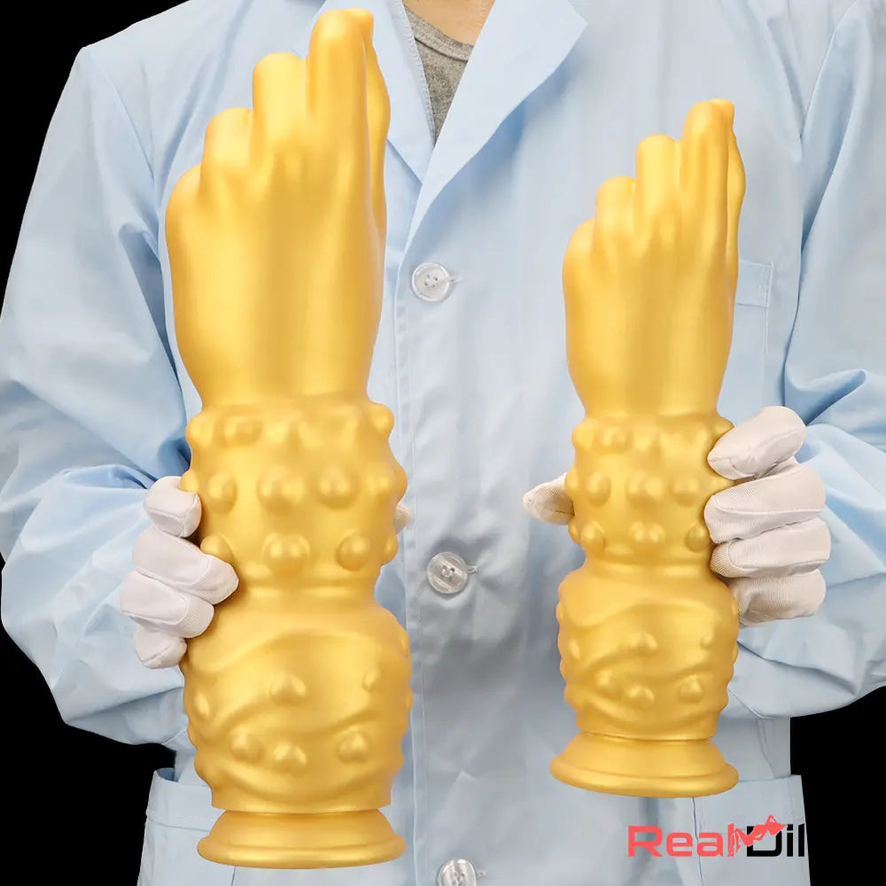 7.87in 10.82in 14in Thick Large Silicone Soft Hands Fist Vagina G-spot Dildo - Real Dildo