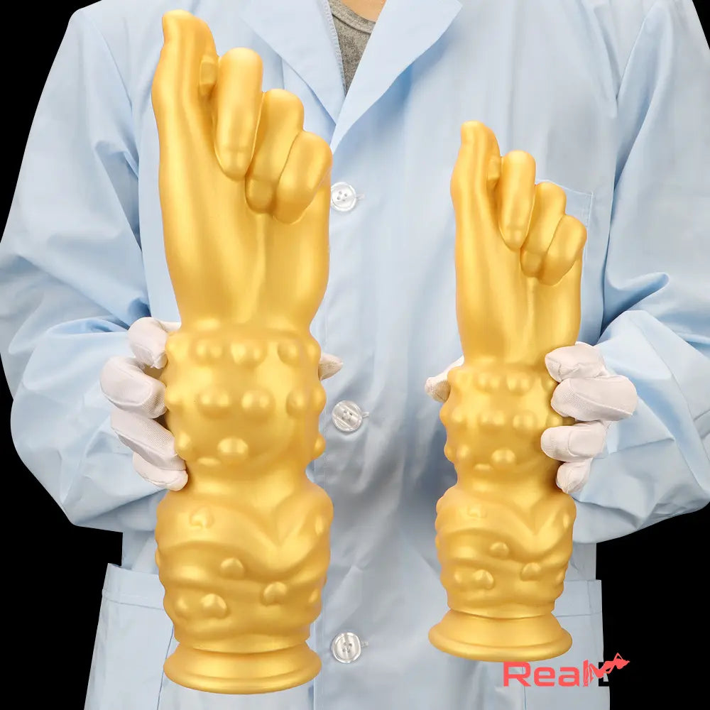 7.87in 10.82in 14in Thick Large Silicone Soft Hands Fist Vagina G-spot Dildo - Real Dildo