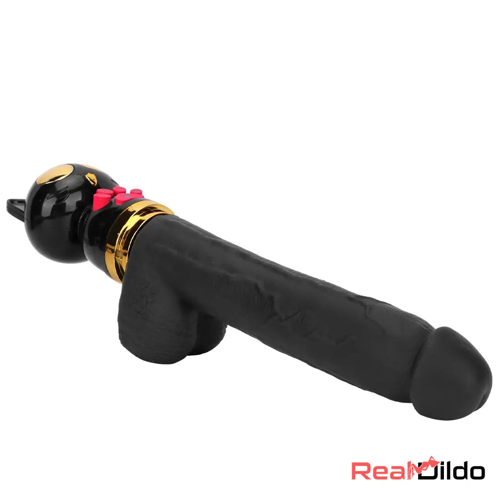 7.87in Cat Warming Thrusting Vibrating Remote Gun Sex Dildo Machine - Real Dildo