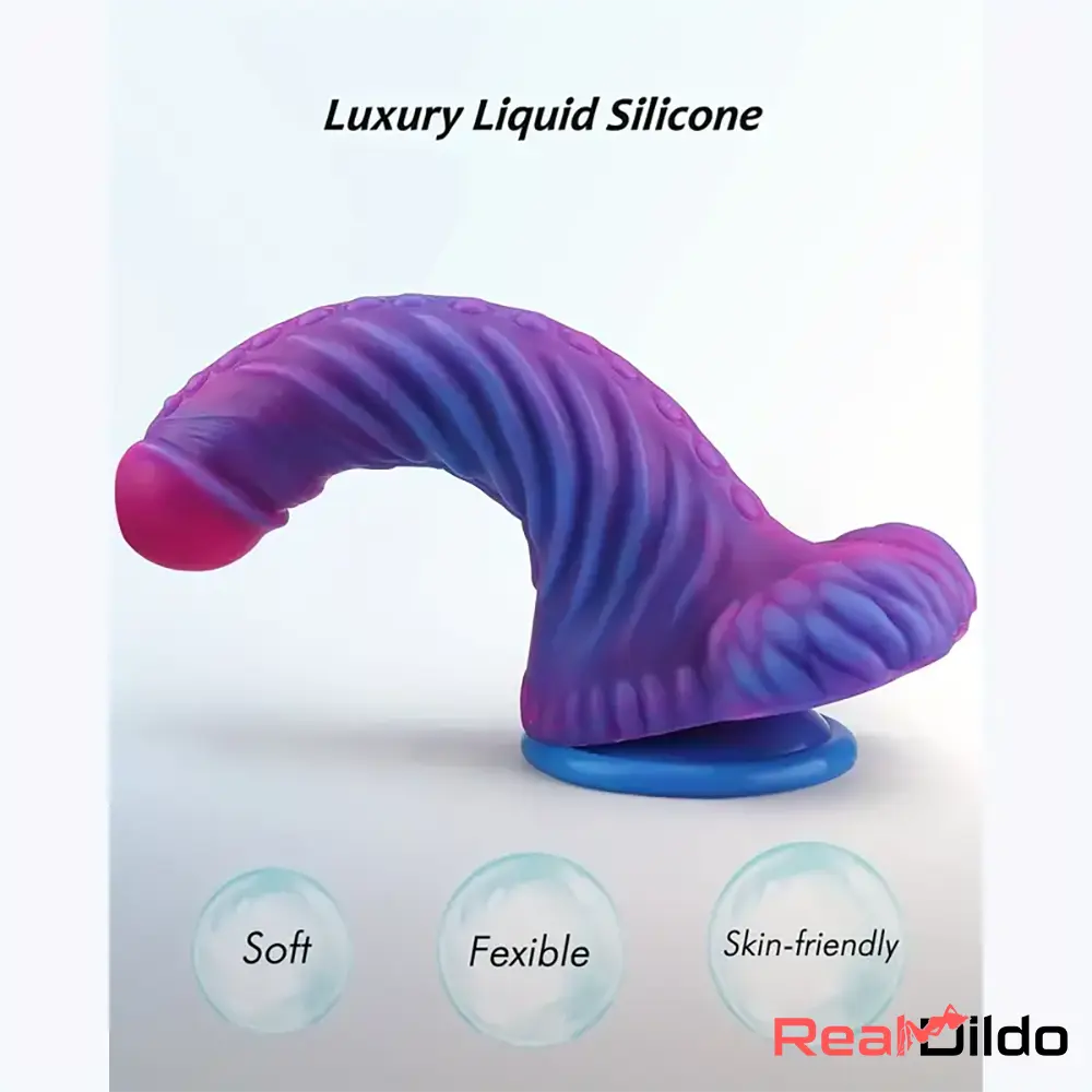 7.48in Soft Silicone Fantasy Monster Body Safe Dildo Sex Toy For Women - Real Dildo