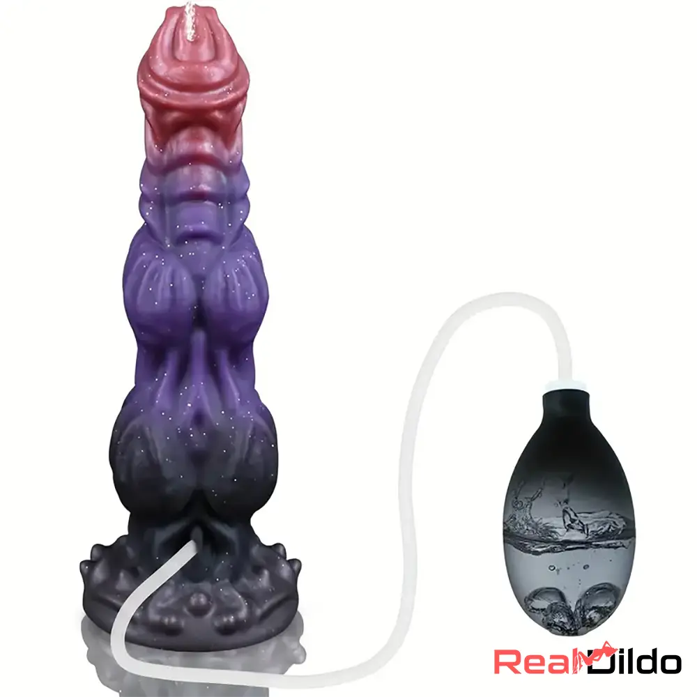 9.4in Fantasy Monster Silicone Soft Ejaculating Dildo Vaginal Anal Sex Toy - Real Dildo