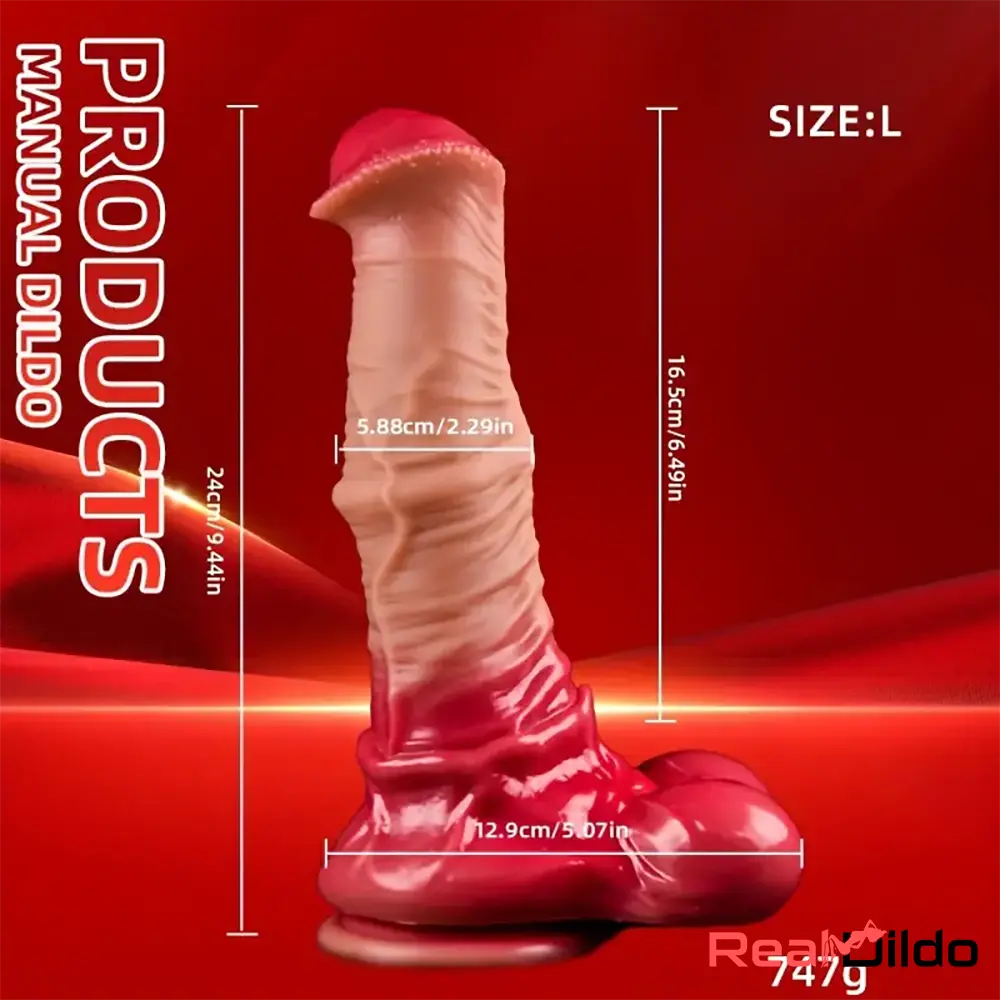 7.4in 8.46in 9.44in 10.03in 11.22in Big Silicone Soft Horse Penis Real Dildo - Real Dildo