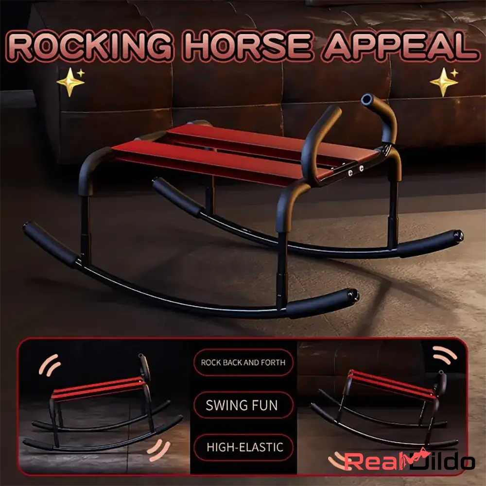 Horse Riding Dildo Chair With Handrails For Vaginal Intimate Furniture - Real Dildo