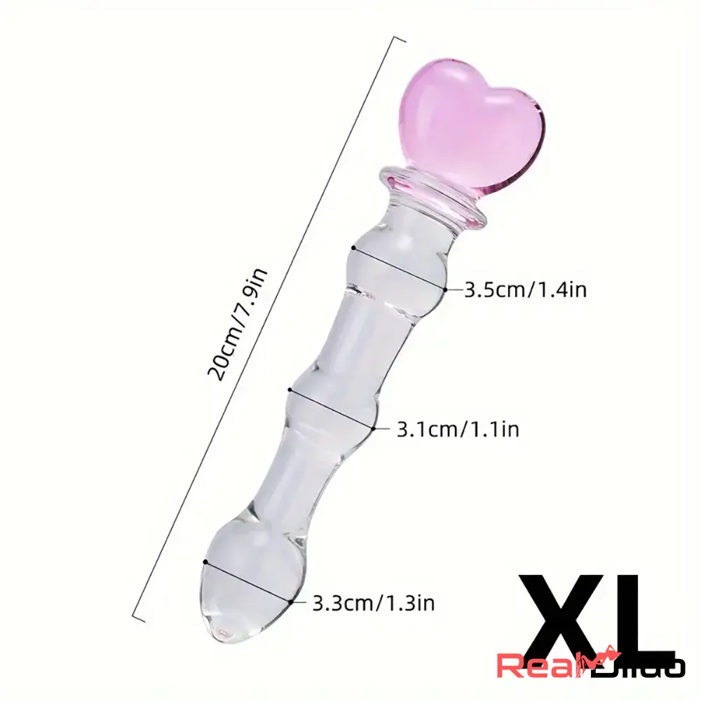 5.1in 6.5in 7.7in 7.9in Glass Crystal Dildo For Female Masturbator Pleasure - Real Dildo