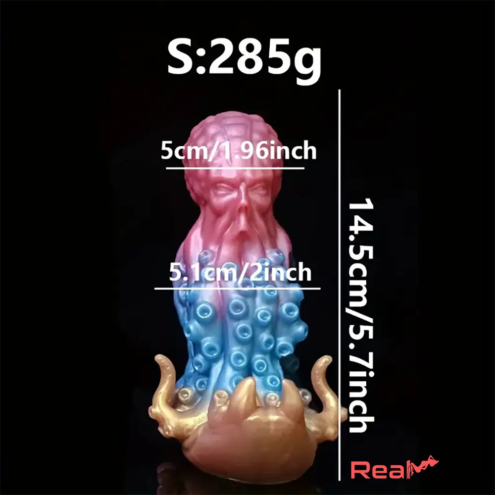 5.7in 7.87in Tentacle Octopus Silicone Soft Dildo For Women Erotic Sex Toy - Real Dildo