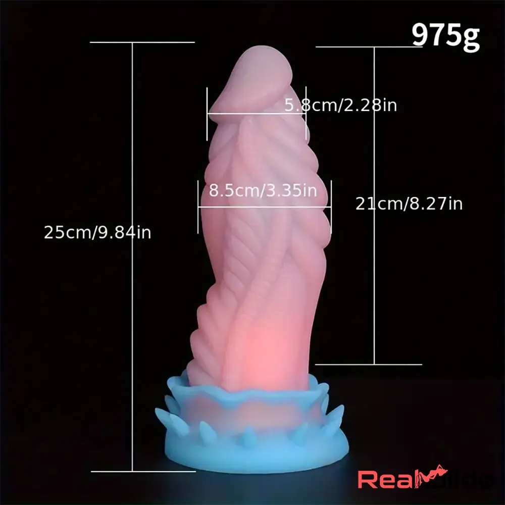 7.87in 9.84in Super Soft Dragon Silicone Animal Monster G-spot Dildo - Real Dildo