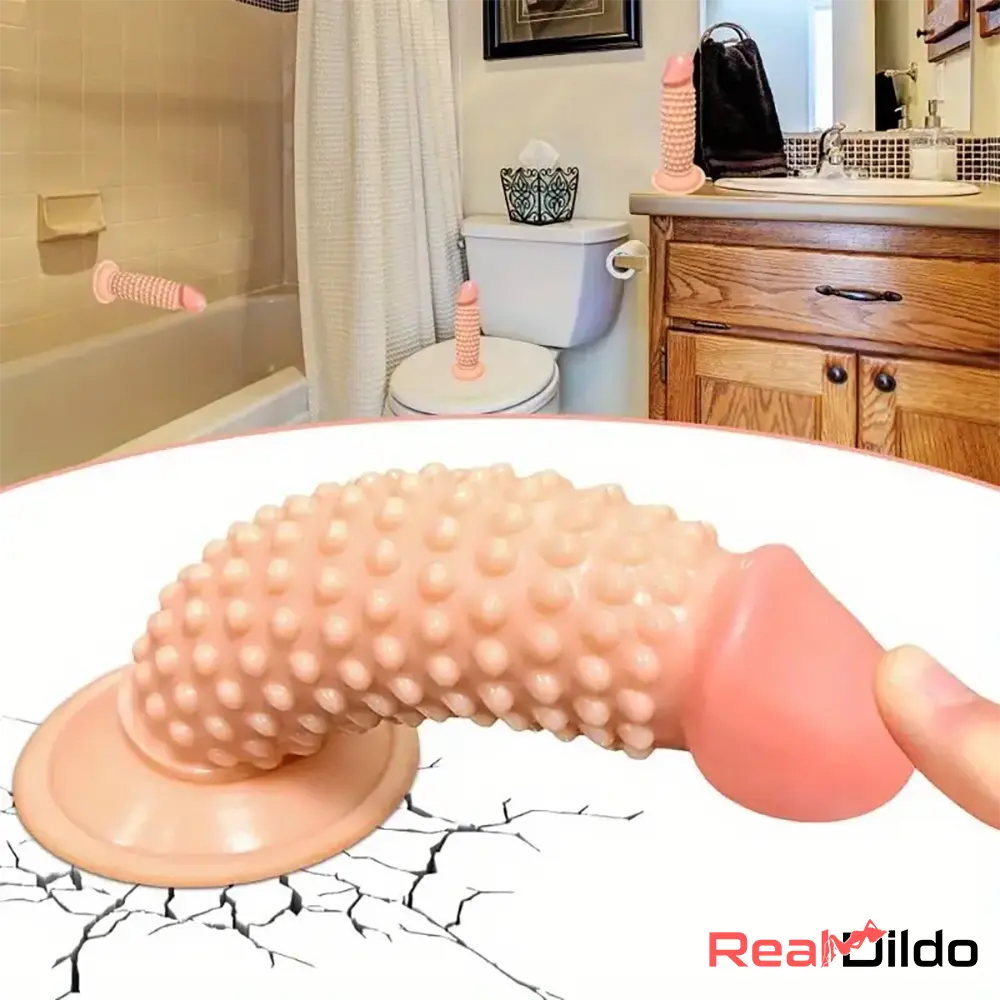 5.2in Spiked Dildo For Anal Expansion Skin Feeling Dildo Adult Sex Toy - Real Dildo