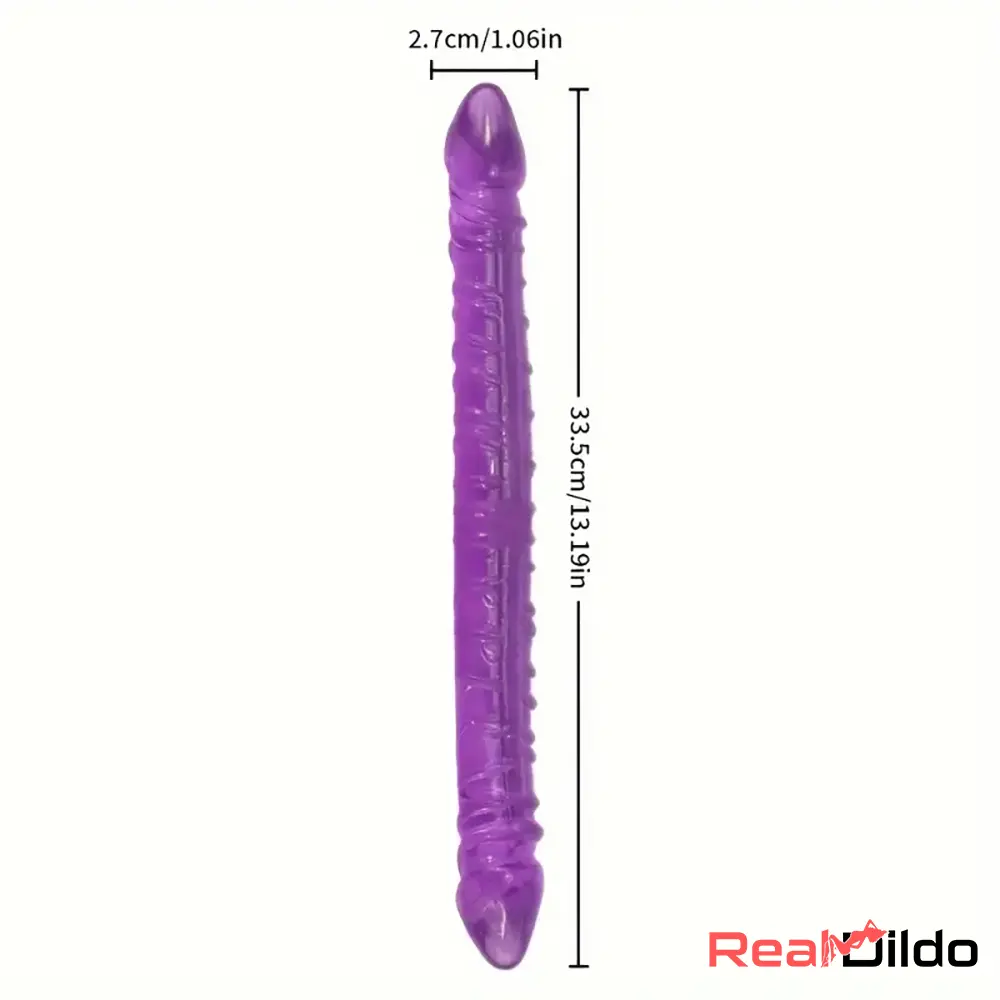 13.19in Dual Ended Long Big Dildo Sex Toy For Increased G-Spot Intense - Real Dildo