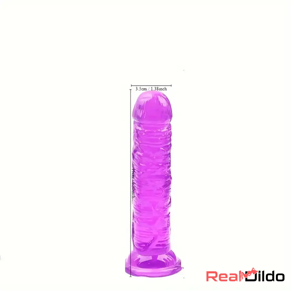 5.31in 5.51in 6.3in 7.09in 7.87in Crystal Dildo For Women Adult Sex Toy - Real Dildo