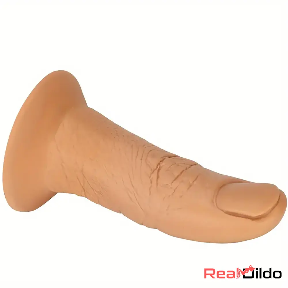 4.21in 5in 5.7in 6.3in 6.7in Five Thumbs Silicone Finger Anal Play Dildo - Real Dildo