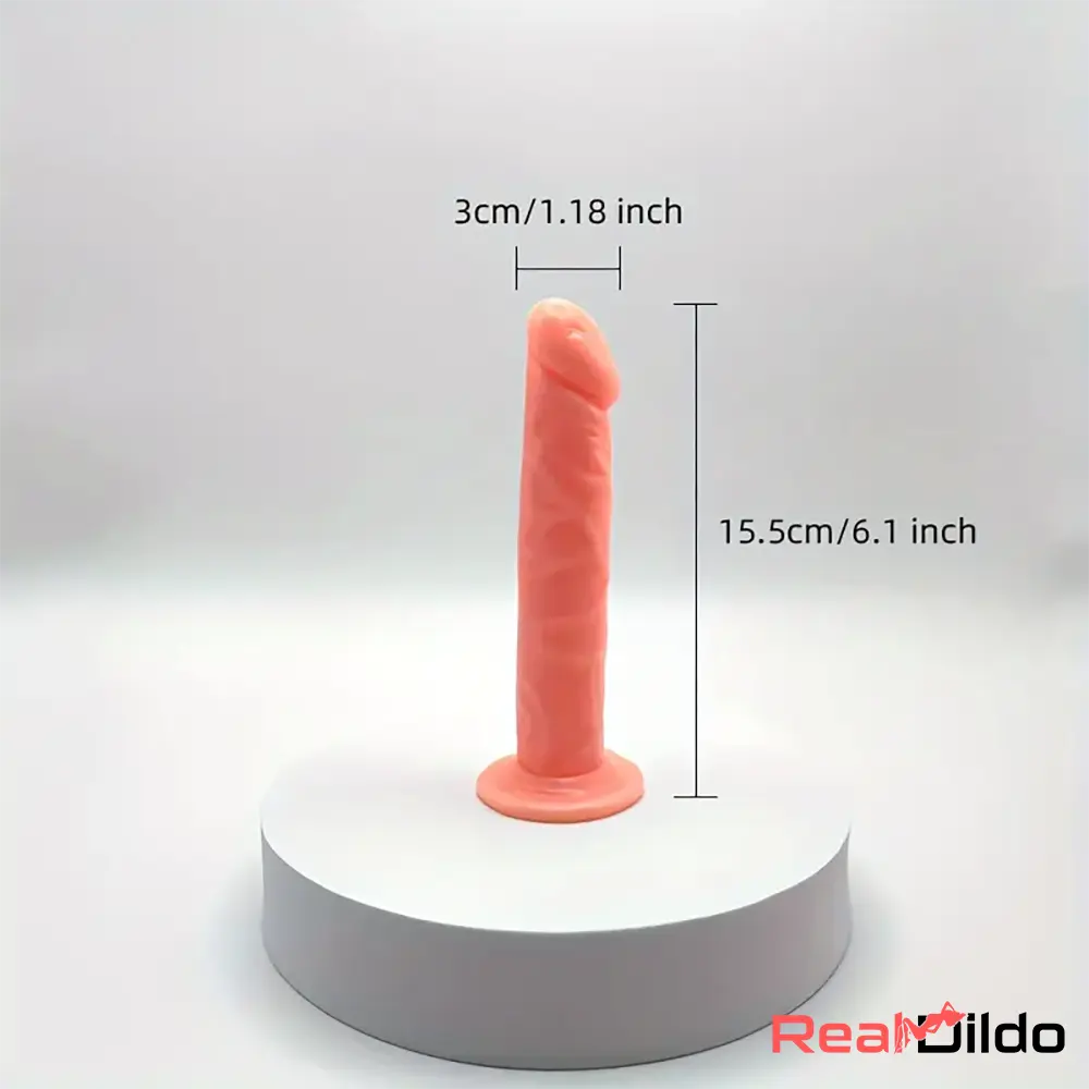 5.1in 6.1in 6.69in 7.28in Realistic Silicone Dildo Skin Feeling Sex Toy - Real Dildo