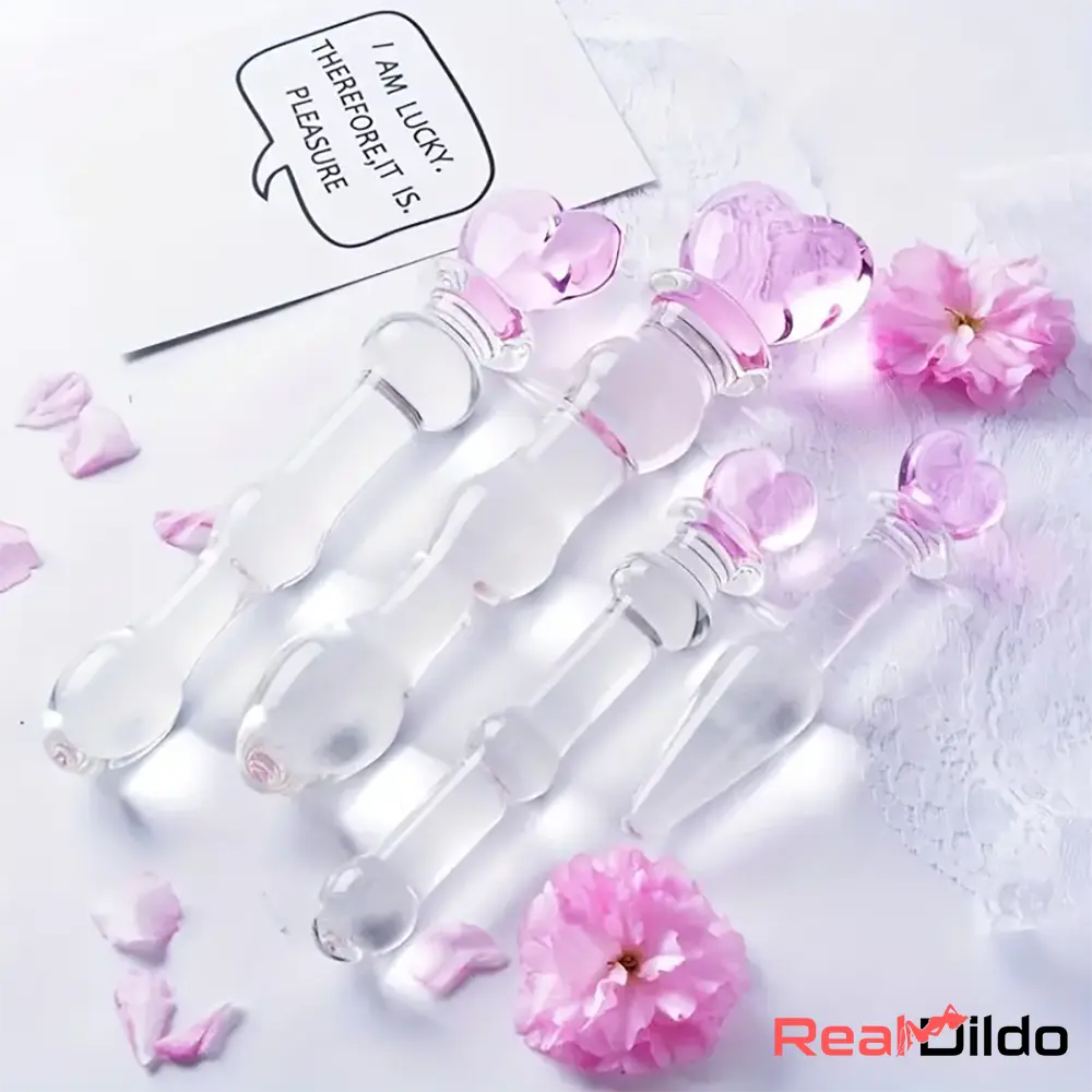 5.1in 6.5in 7.7in 7.9in Glass Crystal Dildo For Female Masturbator Pleasure - Real Dildo