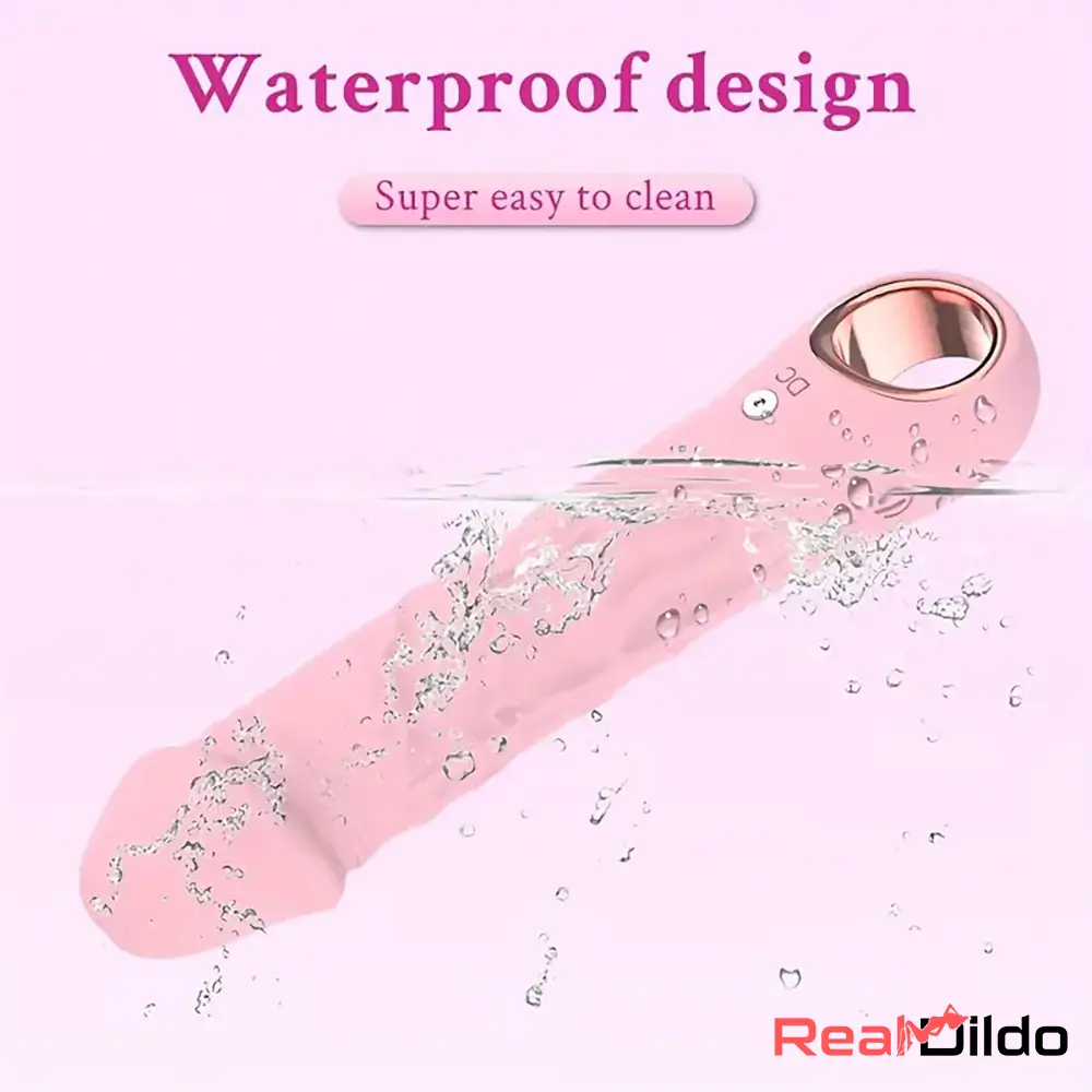 7.08in Liquid Silicone Bendable Soft Vibrating Dildo For Male Female - Real Dildo