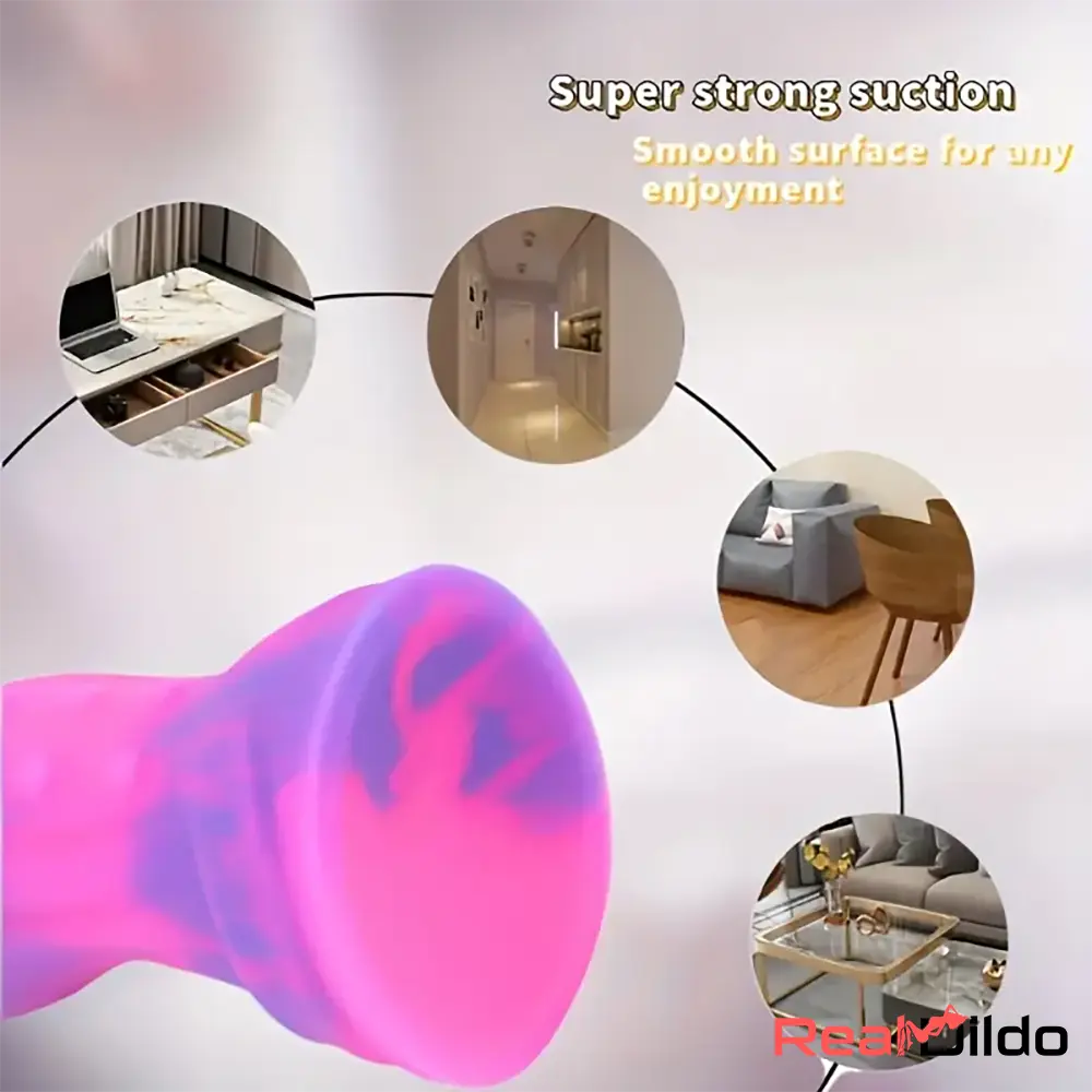 6.89in Body Safe Silicone Soft Odd Dildo For Male Female Masturbator - Real Dildo