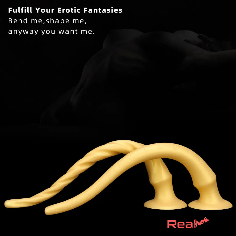 16.14in Large Long Silicone Soft Anal Dildo For Males Females Massage - Real Dildo