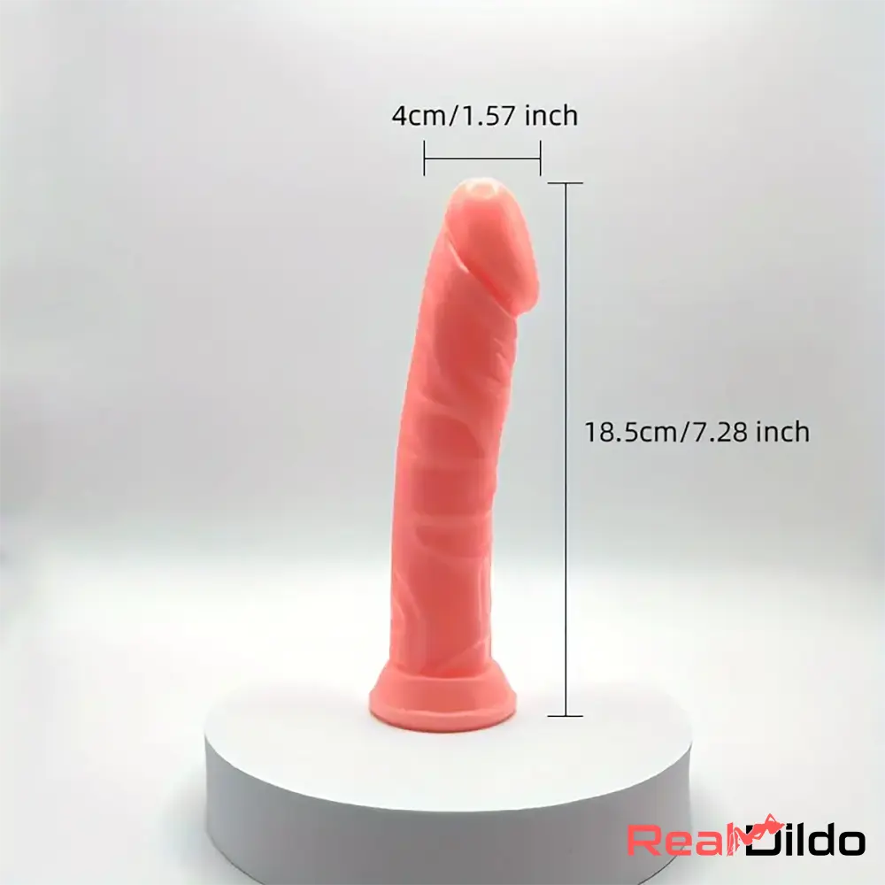 5.1in 6.1in 6.69in 7.28in Realistic Silicone Dildo Skin Feeling Sex Toy - Real Dildo