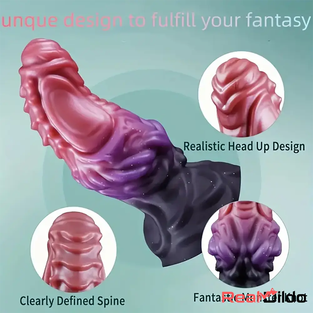 6.69in 8.66in Silicone Flexible Fantasy Dildo For BDSM Women Sex Toy - Real Dildo