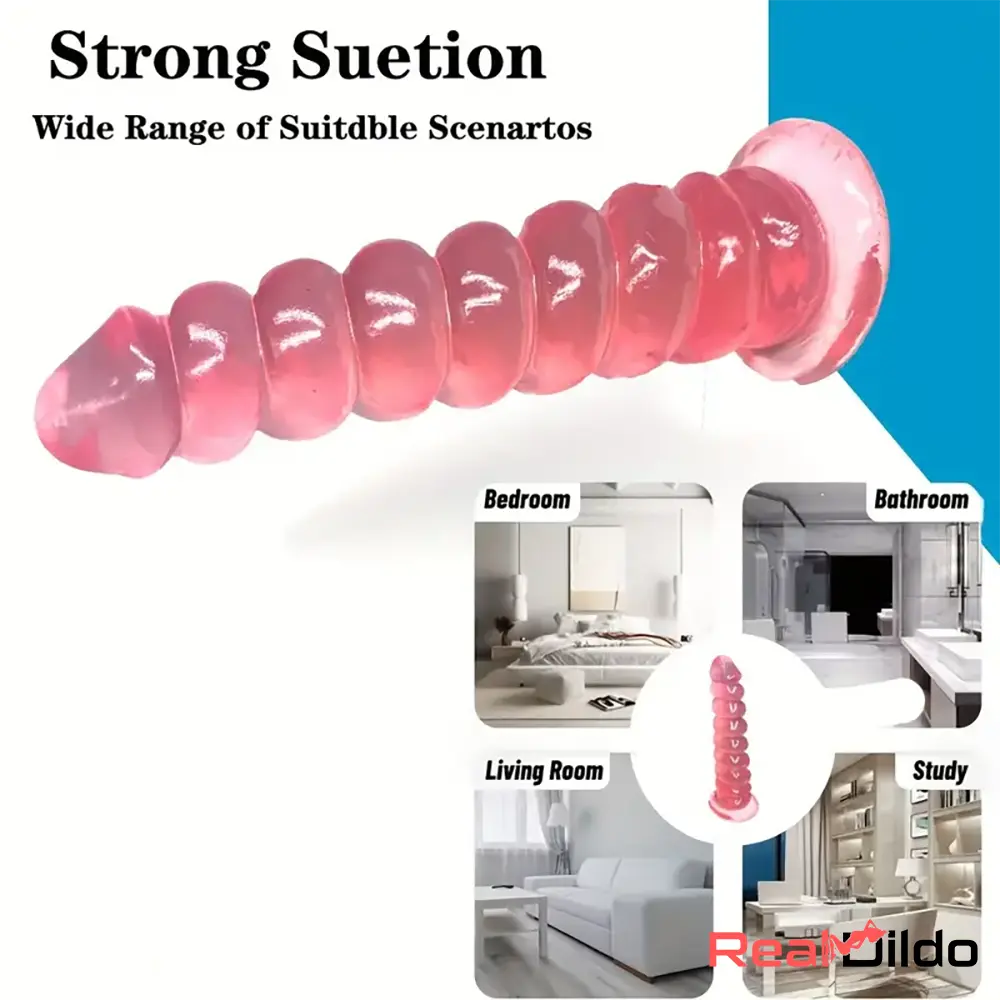 7.1in Unisex Soft Flexible Silicone Dildo For Women Vaginal G-spot - Real Dildo