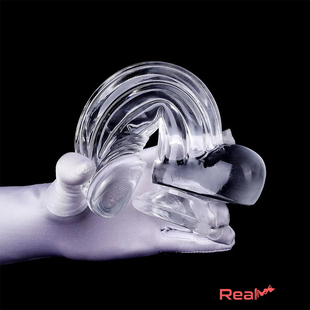 6.3in 7.28in 8.66in Realistic Clear Women Dildo For G-Spot Stimulation - Real Dildo